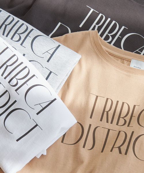 Spick & Span(スピックアンドスパン)の「シルケット天竺ロゴロンTEE2(Tシャツ/カットソー・レディース・ブラック/ライトグレー/ホワイト/ベージュ・FREE)」の7枚目の写真