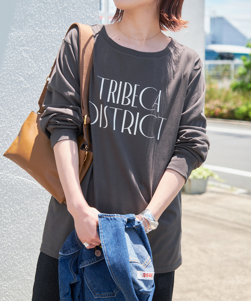 リネン天竺ラグランロンT（Tシャツ／カットソー）｜Spick and