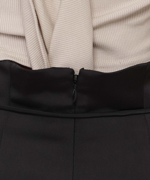 REDYAZEL（レディアゼル）の「ハイウエストサテンナロースカート（スカート・レディース・ブラック/ピンク/イエロー・FREE）」の10枚目の写真