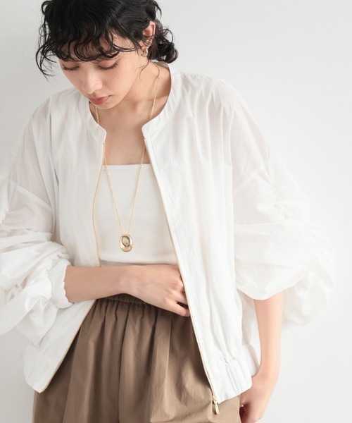 BARNYARDSTORM（バンヤードストーム）の「BARNYARDSTORM / ライトブルゾン（ブルゾン・レディース・ホワイト/ブラック・FREE）」の20枚目の写真