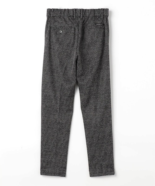 HIDEAWAYS NICOLE（ハイダウェイニコル）の「ラッセルジャカードボンディングパンツ（スラックス・メンズ・グレー/ブラック×ホワイト/ネイビー/チェック・SMALL/MEDIUM/LARGE）」の6枚目の写真