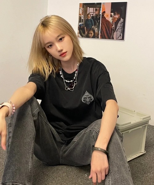 DIAVEL（ディアベル）の「【ユニセックス】エースフラッグプリントTシャツ（Tシャツ/カットソー・レディース・ホワイト/ブラック・M）」の10枚目の写真