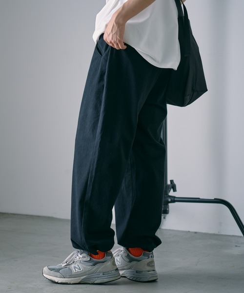 CIAOPANIC TYPY（チャオパニックティピー）の「コットンワイドミリタリーパンツ（チノパンツ・メンズ・ブラック/ブラウン/ベージュ・ONE SIZE）」の10枚目の写真