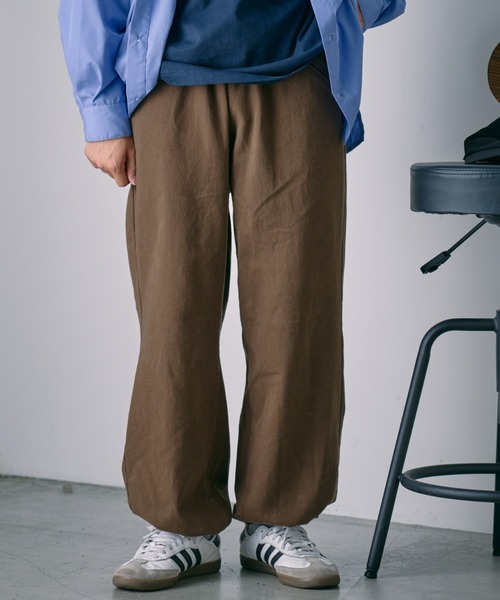 CIAOPANIC TYPY（チャオパニックティピー）の「コットンワイドミリタリーパンツ（チノパンツ・メンズ・ブラック/ブラウン/ベージュ・ONE SIZE）」の22枚目の写真