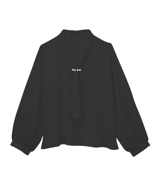 RANAN（ラナン）の「２ＷＡＹ袖ボウタイブラウス（シャツ/ブラウス・レディース・ベージュ/ミント/ブラック/オフホワイト・L/M/LL）」の19枚目の写真