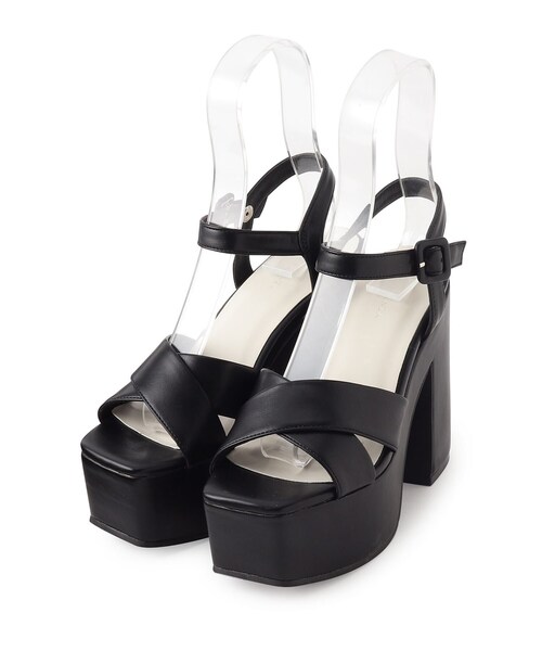 ESPERANZA（エスペランサ）の「【ラク盛り／サンダル】リピーター続出／脚長美脚　ラク盛り厚底サンダル（サンダル・レディース・ブラック系2/アイボリー/アイボリー系2/ブラック系8/ブラック/ブルー系その他4/グレー系4/ピンク系9/ブラック系5/ホワイト系6・L/M/S/LL）」の12枚目の写真