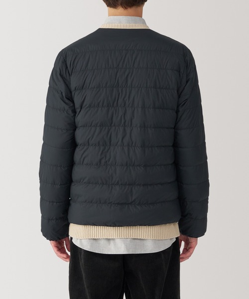 無印良品（ムジルシリョウヒン）の「紳士　軽量ダウンノーカラージャケット（帯電防止裏地）（ダウンジャケット/コート・メンズ・ブラック/ダークブラウン系/ダークグレー/ブルー系・S/L/XL/M）」の7枚目の写真