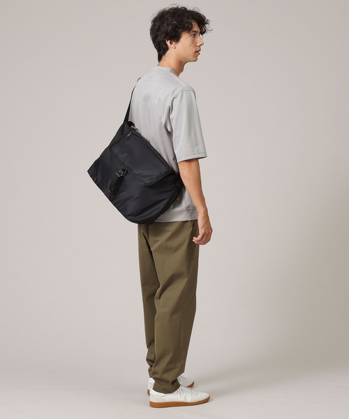 ショルダーバッグ TandC ソフトシュリンクレザー アジャスタブルショルダーバッグ | TC