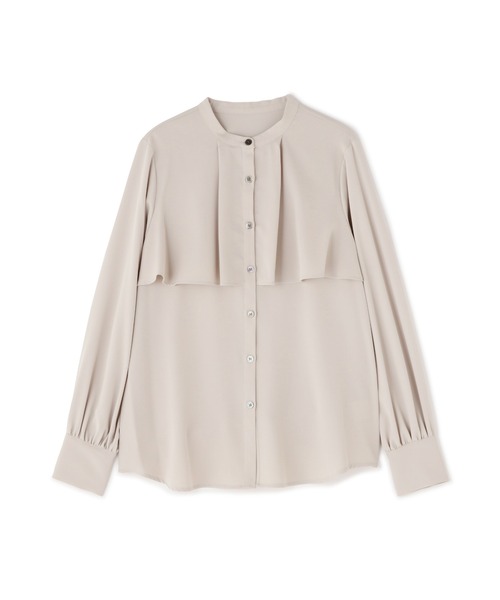 N.（N. Natural Beauty Basic）（エヌエヌナチュラルビューティーベーシック）の「◆◇ ケープディティールブラウス（シャツ/ブラウス・レディース・イエロー/オフホワイト/ブラック/グレー系その他・MEDIUM）」の19枚目の写真