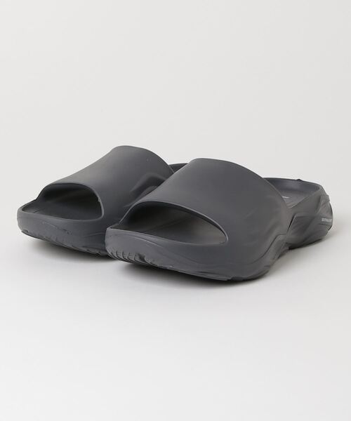 Doubleu（ダブリュー）の「doubleu / ULTRA SPORTY SLIDE - MEN - carbone+black（サンダル・メンズ・その他24/グレー/カーキ・40/41/42）」の2枚目の写真