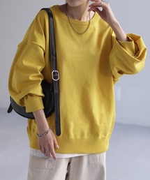 HUG.U（ハグユー）の「スポンジニットプルオーバー（ニット/セーター）」