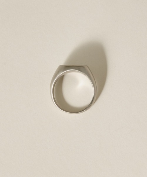 novice（ノーヴィス）の「【novice】Vintage Circle Signet Ring［Stainless］（リング・メンズ・シルバー・FREE/19/14）」の6枚目の写真