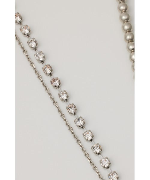 rienda（リエンダ）の「メタリックハートネックレス（ネックレス・レディース・ゴールド/シルバー・FREE）」の4枚目の写真