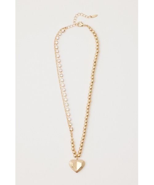 rienda（リエンダ）の「メタリックハートネックレス（ネックレス・レディース・ゴールド/シルバー・FREE）」の7枚目の写真