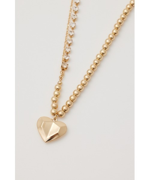 rienda（リエンダ）の「メタリックハートネックレス（ネックレス・レディース・ゴールド/シルバー・FREE）」の8枚目の写真