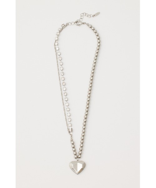 rienda（リエンダ）の「メタリックハートネックレス（ネックレス・レディース・ゴールド/シルバー・FREE）」の11枚目の写真