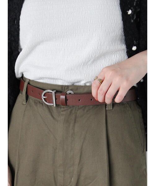 ehka sopo（エヘカソポ）の「合皮ベルト（ベルト・レディース・ブラック/ブラウン・F）」の7枚目の写真