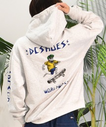 【ムラサキスポーツ限定】DC/ディーシー パーカー/プルオーバー ルーズシルエット オーバーダイ加工 DPO244086M