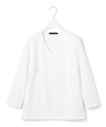 ICB（アイシービー）の「【洗える】スーペリアジャージー Vネックプルオーバー（Tシャツ/カットソー）」