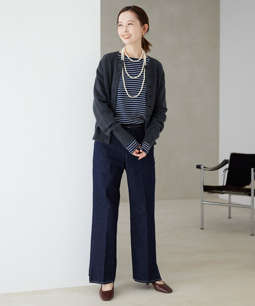 SLOBE IENA（スローブイエナ）の「SLOBE ロングパールネックレス（ネックレス・レディース・ホワイト・FREE）」の11枚目の写真