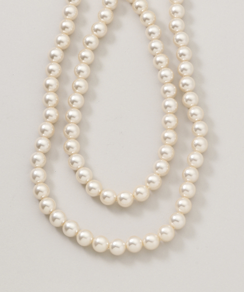 SLOBE IENA（スローブイエナ）の「SLOBE ロングパールネックレス（ネックレス・レディース・ホワイト・FREE）」の17枚目の写真