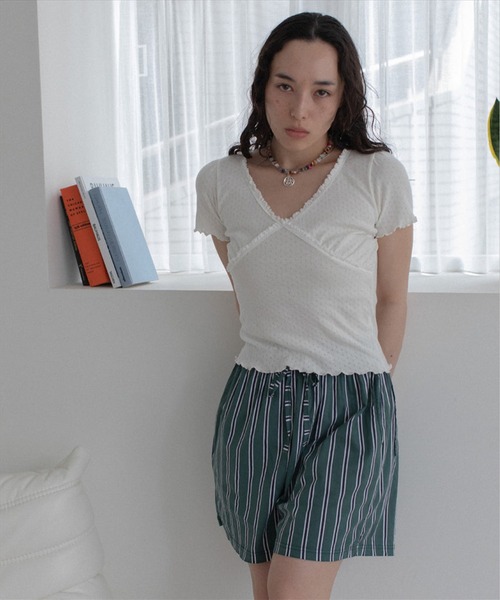 SUWDEE(スーディー)の「H/S mellow frill tee(Tシャツ/カットソー・レディース・ホワイト・FREE)」の11枚目の写真
