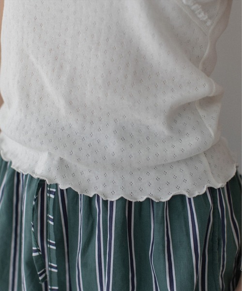 SUWDEE(スーディー)の「H/S mellow frill tee(Tシャツ/カットソー・レディース・ホワイト・FREE)」の6枚目の写真