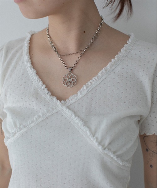 SUWDEE(スーディー)の「H/S mellow frill tee(Tシャツ/カットソー・レディース・ホワイト・FREE)」の8枚目の写真