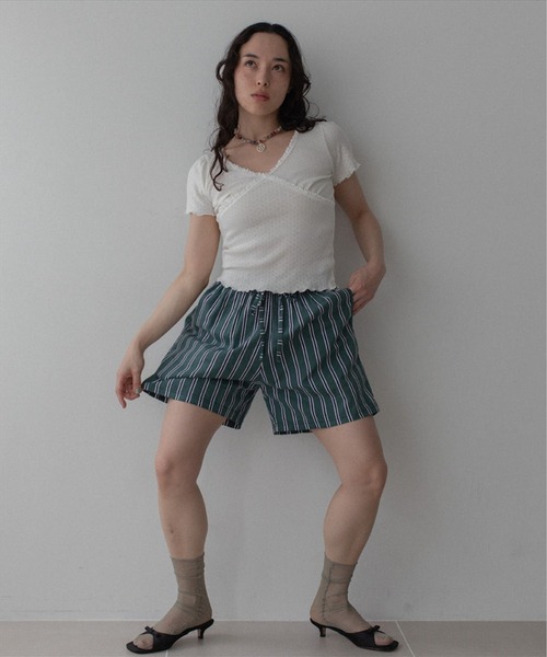 SUWDEE(スーディー)の「H/S mellow frill tee(Tシャツ/カットソー・レディース・ホワイト・FREE)」の13枚目の写真