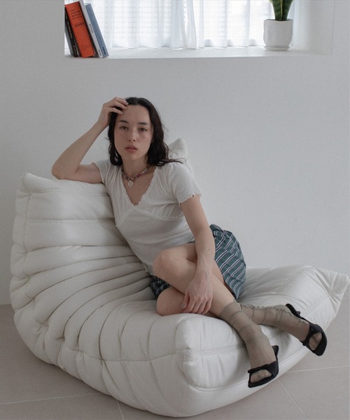 SUWDEE(スーディー)の「H/S mellow frill tee(Tシャツ/カットソー・レディース・ホワイト・FREE)」の15枚目の写真