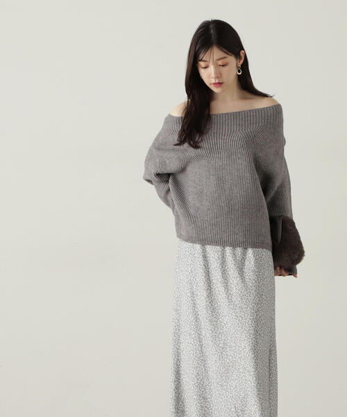 PROPORTION BODY DRESSING(プロポーションボディドレッシング)の「畦ニット / 1214270926(ニット/セーター・レディース・ホワイト系その他/ピンク/グレー系その他・SMALL/MEDIUM)」の13枚目の写真