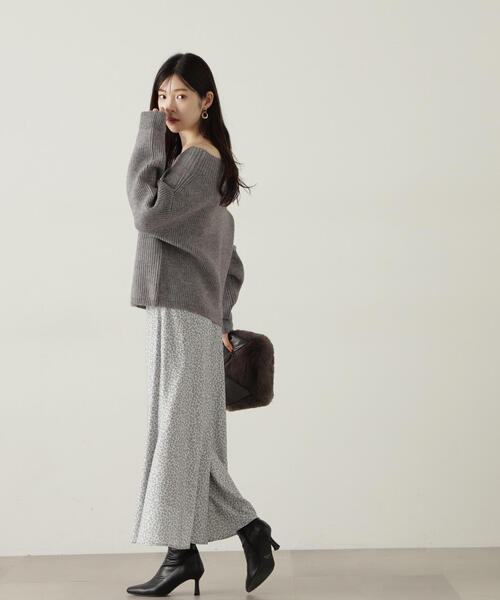 PROPORTION BODY DRESSING(プロポーションボディドレッシング)の「畦ニット / 1214270926(ニット/セーター・レディース・ホワイト系その他/ピンク/グレー系その他・SMALL/MEDIUM)」の14枚目の写真