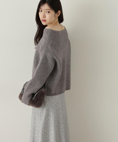 PROPORTION BODY DRESSING(プロポーションボディドレッシング)の「畦ニット / 1214270926(ニット/セーター・レディース・ホワイト系その他/ピンク/グレー系その他・SMALL/MEDIUM)」の16枚目の写真