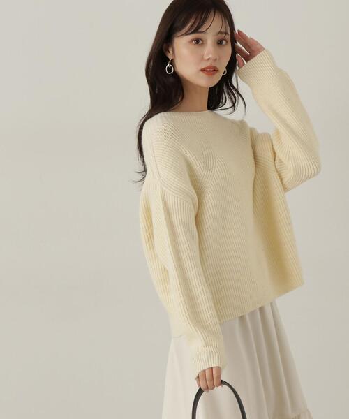 PROPORTION BODY DRESSING(プロポーションボディドレッシング)の「畦ニット / 1214270926(ニット/セーター・レディース・ホワイト系その他/ピンク/グレー系その他・SMALL/MEDIUM)」の21枚目の写真