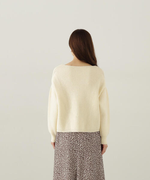 PROPORTION BODY DRESSING(プロポーションボディドレッシング)の「畦ニット / 1214270926(ニット/セーター・レディース・ホワイト系その他/ピンク/グレー系その他・SMALL/MEDIUM)」の5枚目の写真