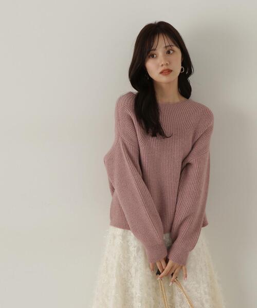 PROPORTION BODY DRESSING(プロポーションボディドレッシング)の「畦ニット / 1214270926(ニット/セーター・レディース・ホワイト系その他/ピンク/グレー系その他・SMALL/MEDIUM)」の9枚目の写真