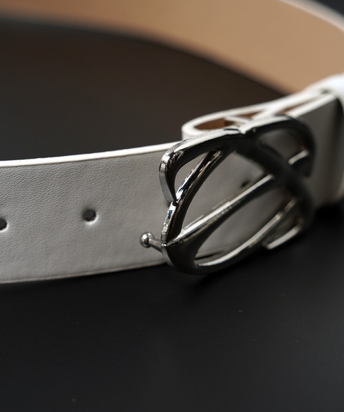 GLARE（グレア）の「【GLARE】ユニバース バックル ベルト / Universe Buckle Belt（ベルト・レディース・ホワイト・ONE SIZE）」の6枚目の写真