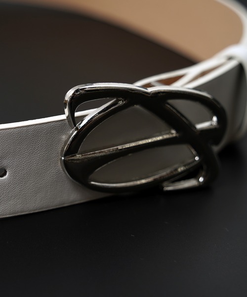 GLARE（グレア）の「【GLARE】ユニバース バックル ベルト / Universe Buckle Belt（ベルト・レディース・ホワイト・ONE SIZE）」の5枚目の写真