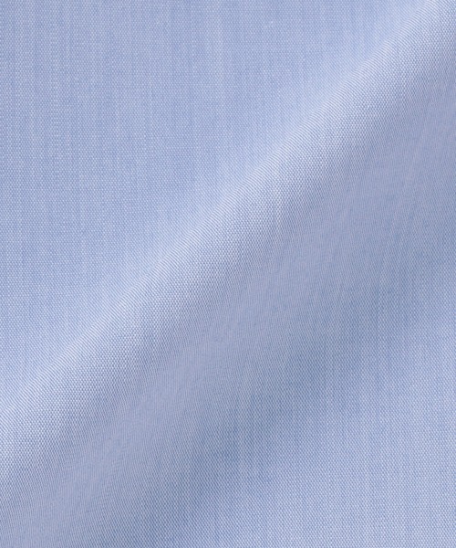 TOKYO SHIRTS（トウキョウシャツ）の「形態安定ノーアイロン クレリックレギュラー 7分袖ビジネスワイシャツ（ビジネスシャツ・レディース・ブルー・LL/L/M）」の5枚目の写真