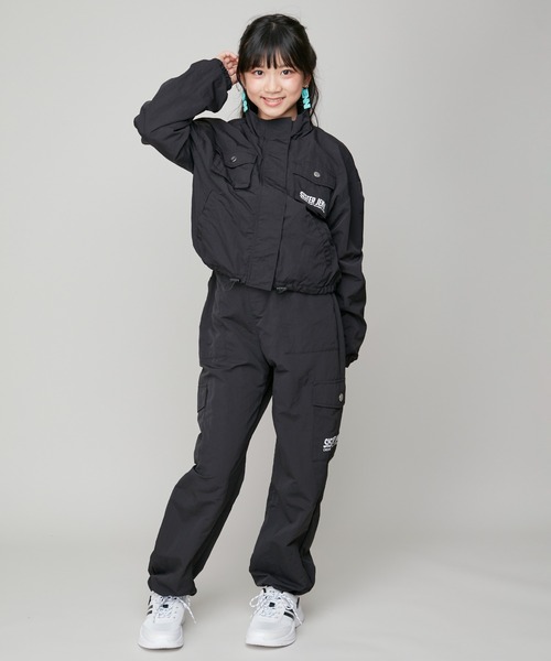 SISTER JENNI(SISTER JENNI)の「【はっ水加工】シャカシャカショート丈ブルゾン(ブルゾン・キッズ・ブラック/サックスブルー・130cm/140cm/150cm/160cm)」の6枚目の写真