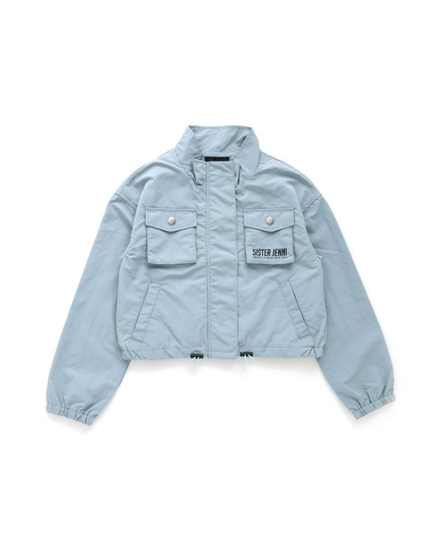 SISTER JENNI(SISTER JENNI)の「【はっ水加工】シャカシャカショート丈ブルゾン(ブルゾン・キッズ・ブラック/サックスブルー・130cm/140cm/150cm/160cm)」の15枚目の写真