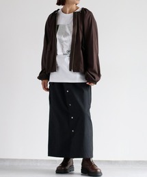 ネックドロストギャザージャケット