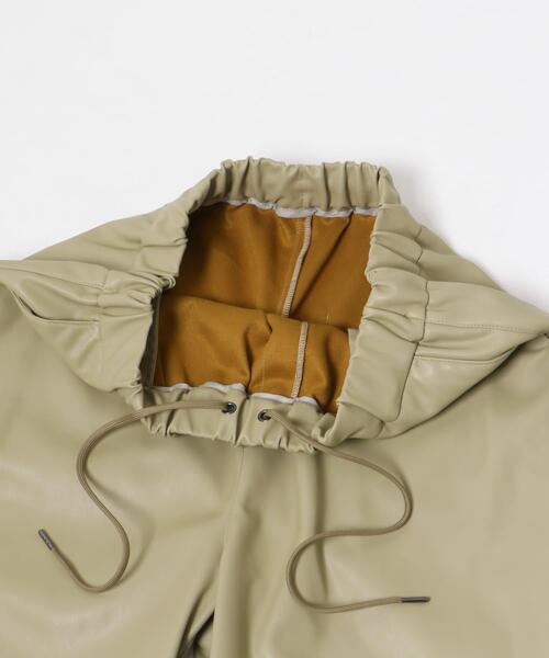 URBAN RESEARCH（アーバンリサーチ）の「レザーライクコクーンパンツ（その他パンツ・レディース・ブラック/ベージュ・FREE）」の14枚目の写真