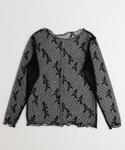 URBAN CHERRY(アーバンチェリー)の「【CHIPIE/シピ】ドットリボンレーストップス(Tシャツ/カットソー・キッズ・ピンク/ホワイト/ブラック・130cm/120cm/150cm/140cm/110cm)」の20枚目の写真