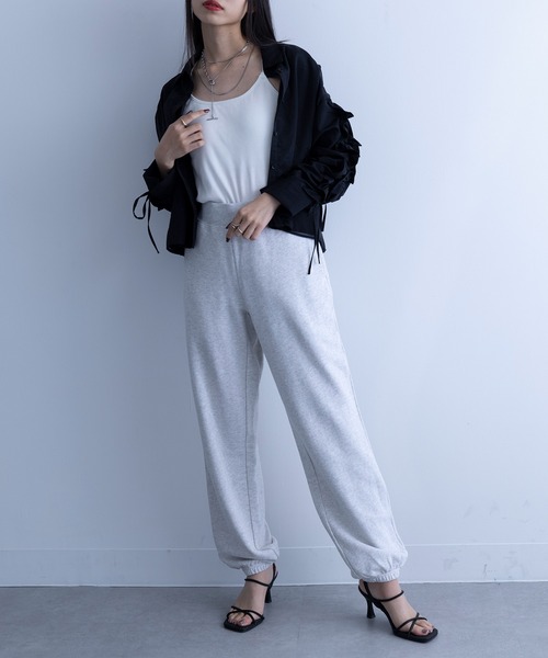 MAISON BREEZE(メゾンブリーズ)の「【MAISON BREEZE】クロスストラップ カップインリブキャミソール(キャミソール・レディース・ブラック/グレー/ホワイト/ブラウン・S/M)」の16枚目の写真