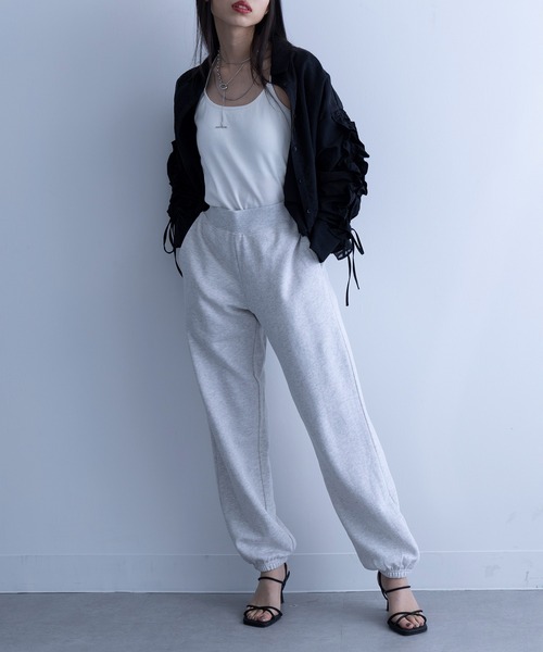 MAISON BREEZE(メゾンブリーズ)の「【MAISON BREEZE】クロスストラップ カップインリブキャミソール(キャミソール・レディース・ブラック/グレー/ホワイト/ブラウン・S/M)」の14枚目の写真