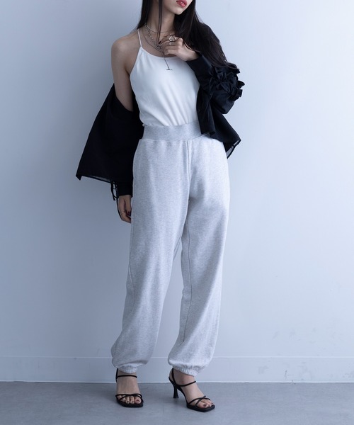 MAISON BREEZE(メゾンブリーズ)の「【MAISON BREEZE】クロスストラップ カップインリブキャミソール(キャミソール・レディース・ブラック/グレー/ホワイト/ブラウン・S/M)」の17枚目の写真