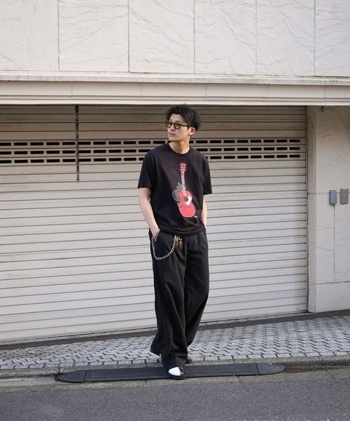 INTERPLAY（インタープレイ）の「【INTERPLAY x TAKERU】Acoustic Meow Tee Shirt(UINISEX)（Tシャツ/カットソー・メンズ・ブラック/クリーム・MEDIUM/LARGE）」の22枚目の写真