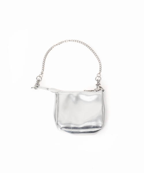 EDIT.FOR LULU ラメニット ミニバッグ AULENTTI for LULU】quilting mini bagのコーディネートスナップ（emi