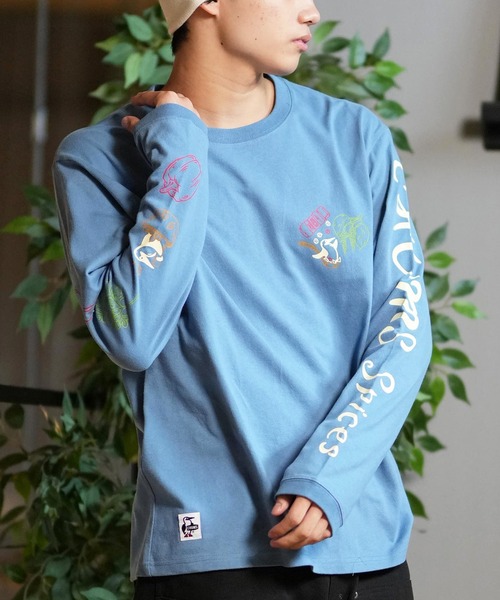 CHUMS/チャムス ロンT/長袖ティシャツ/カットソー 袖プリント CH01-2453（Tシャツ/カットソー）｜CHUMS（チャムス）